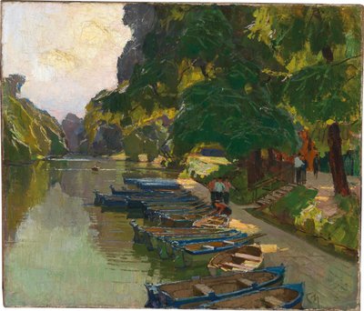 From the Vienna Prater I by Carl Moll